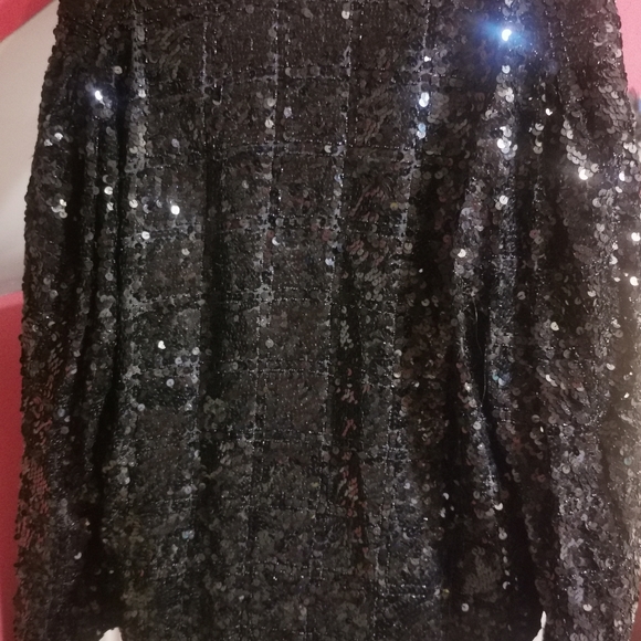 Vintage sequin lined beaded blazer - Picture 5 of 5